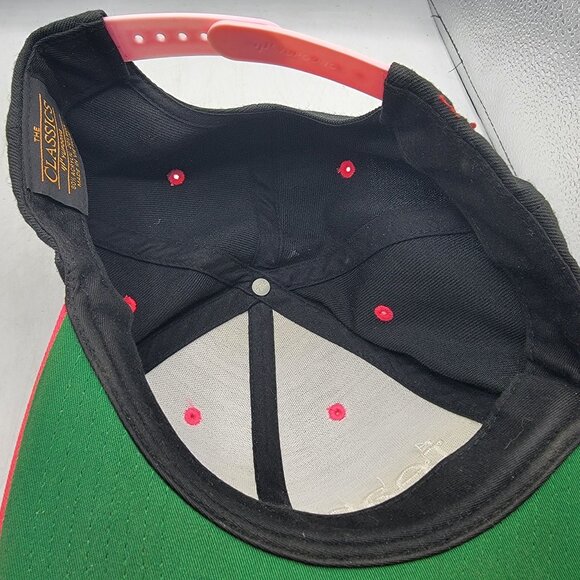 Team Aloha Snapback Hat Black Red Adjustable Outdoors Casual Lightweight - Picture 7 of 9